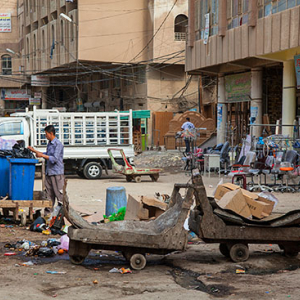 Irak, Hillah (Al Hilla). Targowisko w centrum miasta.